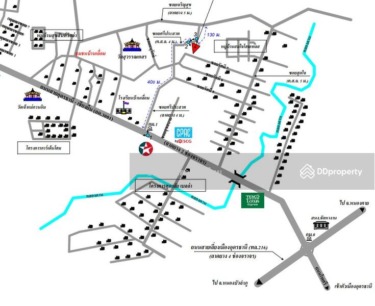 บ้านเดี่ยว จ.อุดรธานี, Udon Thani, 759 สายอุดรธานี-เชียงยืน, Ban Luam, Muang Udon Thani, Udon Thani, 3 Bedrooms, 109 sqm, Single Detached House For Sale, by บมจ.ธนาคารกรุงไทย, 10916286 - DDproperty.com