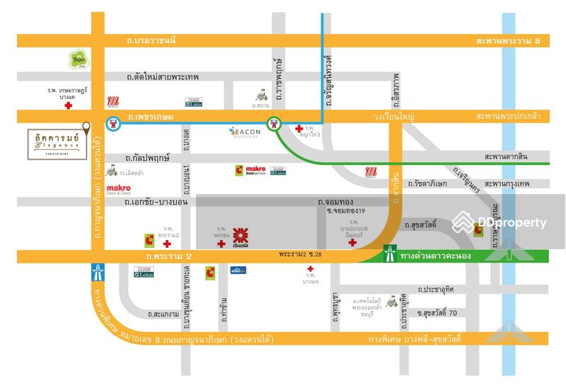 บ้านเดี่ยว ลัดดารมย์ อิลิแกนซ์ วงแหวน สาทร Laddarom elegance Wongwaen-Sathorn ถนนเมน หลังใหญ่ สวน