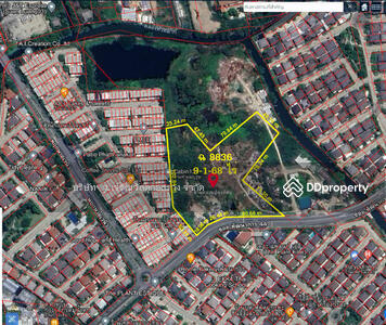 For Sale - ขายที่ดิน 9.5 ไร่ ตรว.ละ 1.2 แสน พัฒนการ38 ใจกลางโครงการบ้านจัดสรรมีระดับของแสนสิริ และสิงห์เอสเตท, Bangkok