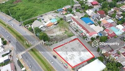 ขาย - ที่ดิน ติดถนนเกษตร-นวมินทร์ พื่นที่สวยเท่ปูนเรียบร้อย, กรุงเทพ