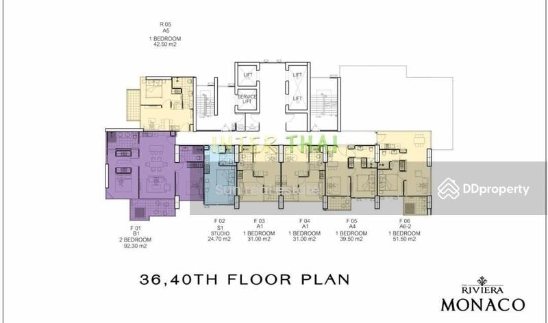 The Riviera Monaco, Chon Buri (Pattaya), NaJomtien Soi 4, Sukhumvit Rd., Na Chom Thian, Sattahip, Chon Buri (Pattaya), 1 Bedroom, 43 sqm, Condo For Sale, by Sun real estate, 10967839 - DDproperty.com