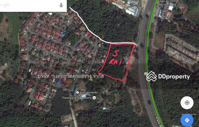 ขาย - ที่ดิน 5 ไร่ ติดถนนใหญ่สุขุมวิท ฝั่งทะเลใกล้ตัวเมืองศรีราชา เหมาะสร้างคอนโดได้ วิวทะเล+ภูเขา, ชลบุรี