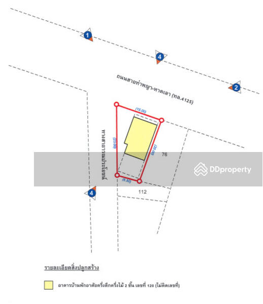ขาย - ติดถนนสายท่าพญา-หาดเลา, ตรัง