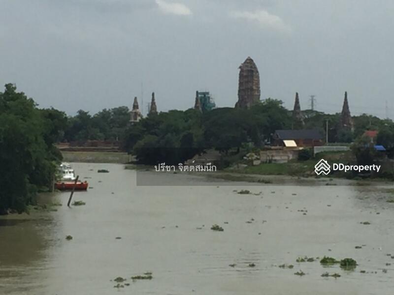For Sale - Filled Land 399 sq wah on Chao Phraya river adjacent Wat Chaiwattanaram, Uthong road, Phra Nakhon Si Ayutthaya