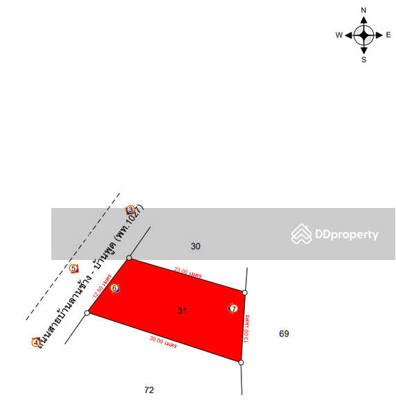 ขาย - ติดถนนสายบ้านลานช้าง – บ้านพูด, พัทลุง