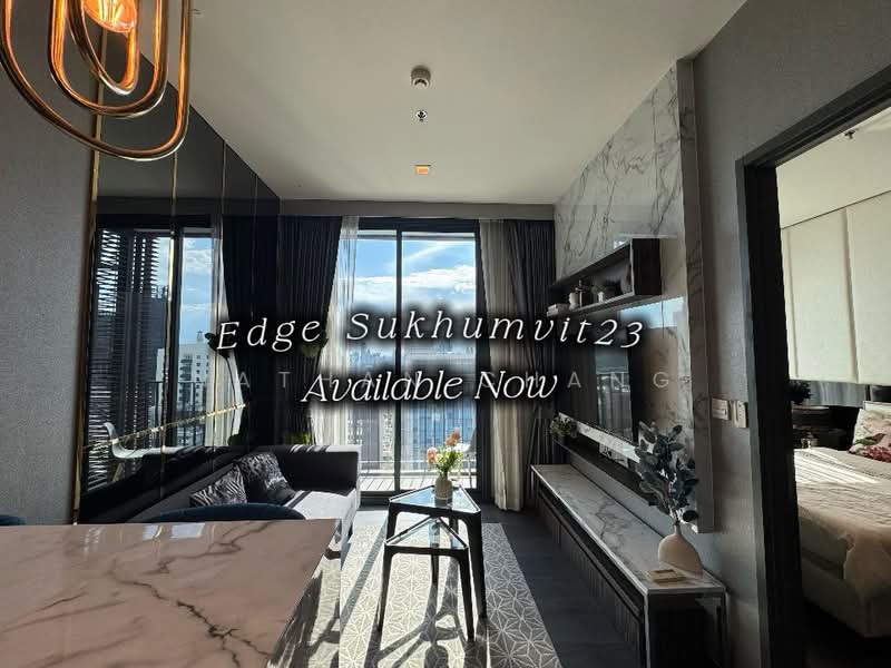 The Edge Sukhumvit 23, Bangkok, 6 Soi Sukhumvit 23, Khlongtoei Nua, Watthana, Bangkok, 1 Bedroom, 34 sqm, Condo For Rent, by Nathan Chang, 10988981 - DDproperty.com