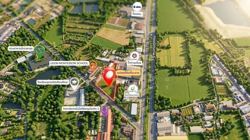 Land for sale Udon Thani near Nong Dae world horticultural fair, Udon Thani, มิตรภาพ -ทุ่งแร่, Mu Mon, Muang Udon Thani, Udon Thani, , 6,661 sqm, Land For Sale, by พงศ์ชโยธิน เก่งคุณากร, 10989272 - DDproperty.com