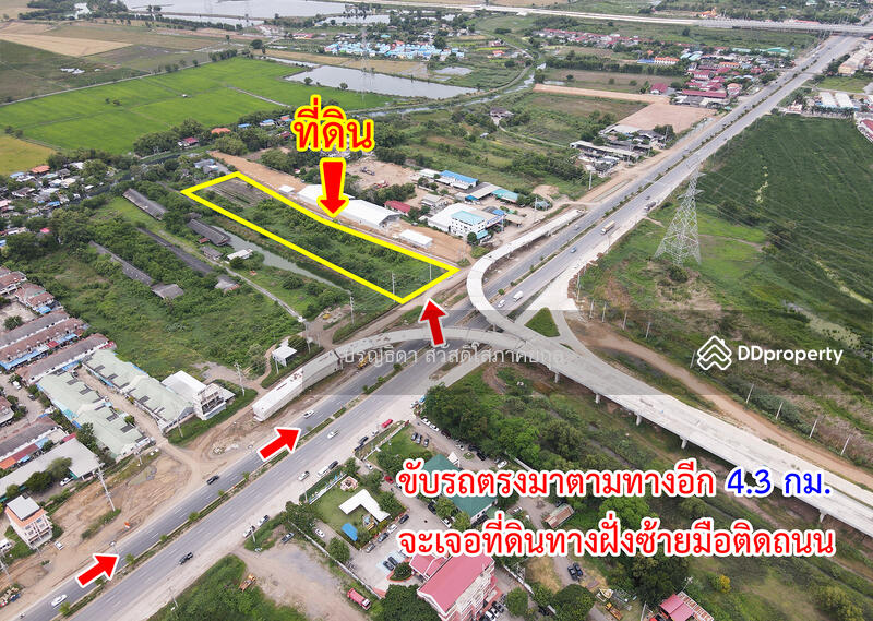 For Sale - Land on Rojana Road, Wang Noi, Phra Nakhon Si Ayutthaya