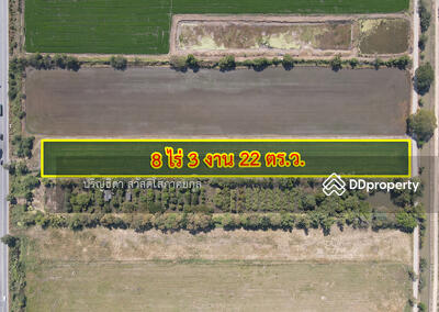 ขาย - ที่ดิน ติดถนน ธัญบุรี-วังน้อย คลองเจ็ด คลองหลวง, ปทุมธานี