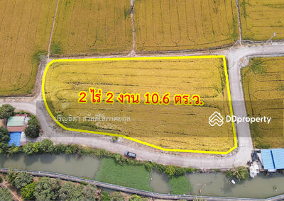 ขาย - ที่ดินแปลงมุม ติดถนน 2 ด้าน ถนน 345 บางคูวัด, ปทุมธานี
