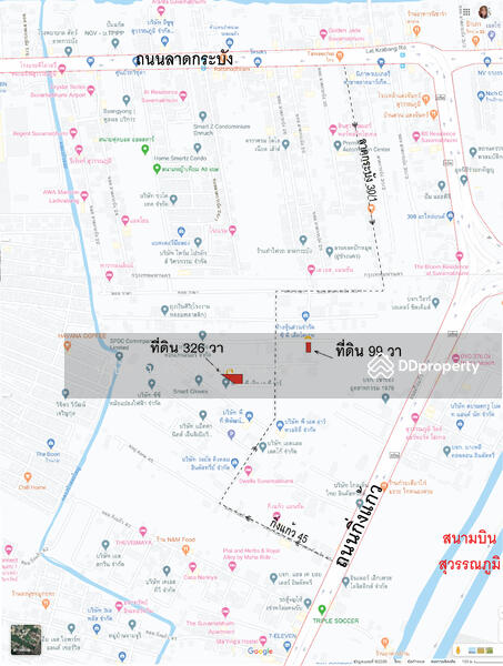 ขายที่ดิน 326 ตรว.ถนนลาดกระบัง 30/1 ทะลุกิ่งแก้ว ซ.45 ใกล้สนามบินสุวรรณภูมิเพียง 10 นาที, สมุทรปราการ, ลาดกระบัง, ราชาเทวะ, บางพลี, สมุทรปราการ, 1,304 ตร.ม., ที่ดิน ขาย, โดย Khun Big, 11002440 - DDproperty.com