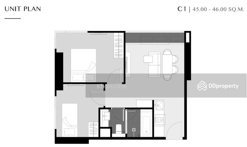 Park Origin Thonglor : พาร์ค ออริจิ้น ทองหล่อ, Bangkok, ซอยทองหล่อ 10 ถนนสุขุมวิท, Khlong Tan Nua, Watthana, Bangkok, 2 Bedrooms, 45 sqm, Condo For Rent, by Khun Ohe, 11004291 - DDproperty.com