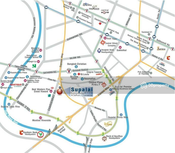 ให้เช่า - Supalai Lite Sathorn-Charoenrat : ศุภาลัย ไลท์ สาทร-เจริญราษฎร์, กรุงเทพ