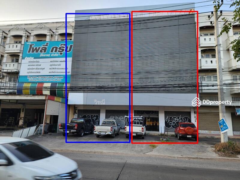 ให้เช่า - เช่า อาคารพาณิชย์ 2 ห้องคู่ 4ชั้น, นครราชสีมา