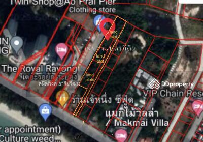 ขาย - ขายที่ดิน 1-2-88.3 ไร่ หาดแม่รำพึง อำเภอเมือง จังหวัดระยอง, ระยอง