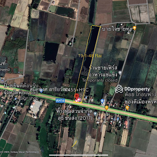 Land for sale, 19Rai Phitsanulok, Phitsanulok, ทางหลวงหมายเลข 12, Phrom Phiram, Phitsanulok, , 30,992 sqm, Land For Sale, by สมิตพงศ์ อาริยวัฒน์, 11021193 - DDproperty.com