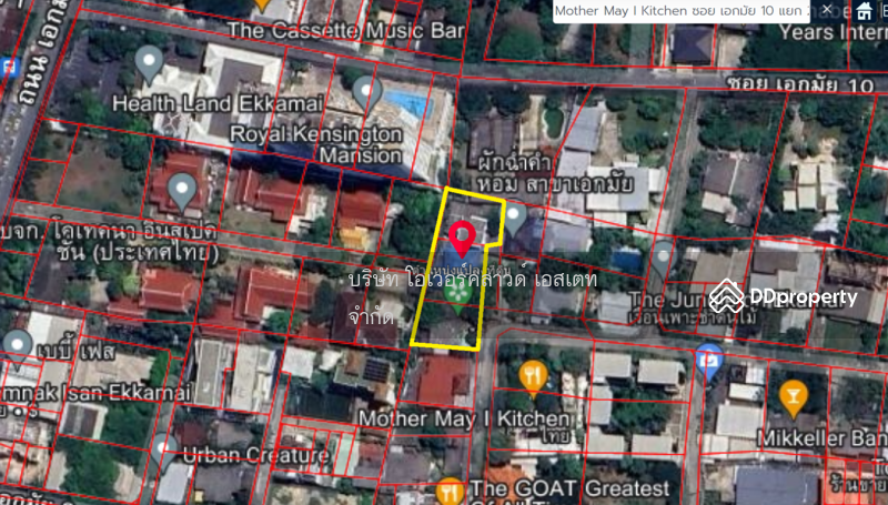 ขายที่ดิน เอกมัย สุขุมวิท : Land for sale, Ekkamai, Sukhumvit, Bangkok, Phra Kanong Nua, Watthana, Bangkok, , 1,392 sqm, Land For Sale, by TOAH T., 11038207 - DDproperty.com