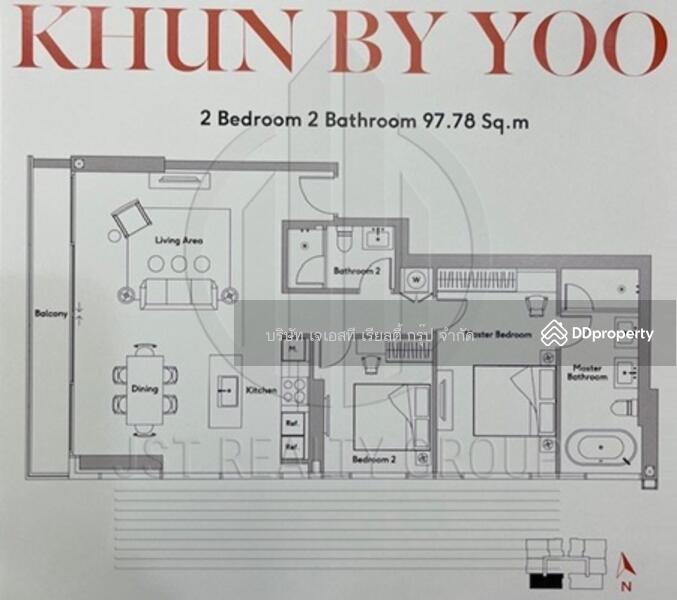 Khun By Yoo, Bangkok, 338 Thonglor Road, Khlong Tan Nua, Watthana, Bangkok, 2 Bedrooms, 97 sqm, Condo For Sale, by JST Realty Group Co., Ltd., 11039239 - DDproperty.com