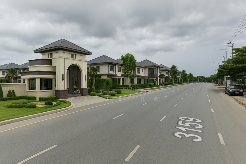 ภาพจำลอง บ้านจัดสรร บนที่ดิน