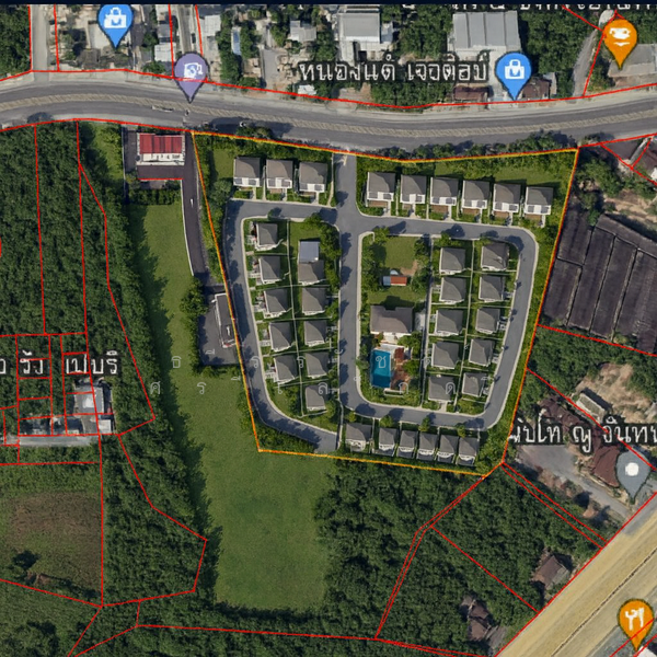 ภาพจำลอง บ้านจัดสรร บนที่ดิน