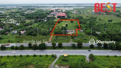 ขาย - ขายที่ดิน ริมถนนสายเอเชีย ทล 32 ที่ดินถม ต. ขวัญเมือง บางปะหัน อยุธยา, พระนครศรีอยุธยา