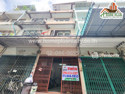 ขาย - อาคารพาณิชย์ 4 ชั้น ซอยสาธุประดิษฐ์ 58แยก2(ใกล้รถไฟฟ้าBRTสถานีวัดดอกไม้), กรุงเทพ
