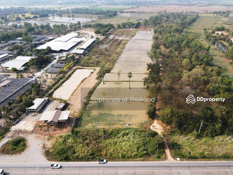 ขาย - ขาย ที่ดิน ถนนพิษณุโลก - วังทอง ตรงข้ามโรงงาน CP อ.เมืองพิษณุโลก เนื้อที่ 16-3-21 ไร่ เหมาะทำการค้า, พิษณุโลก