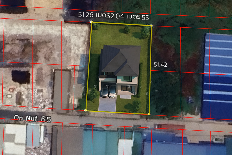 ภาพจำลอง บ้าน บนที่ดิน