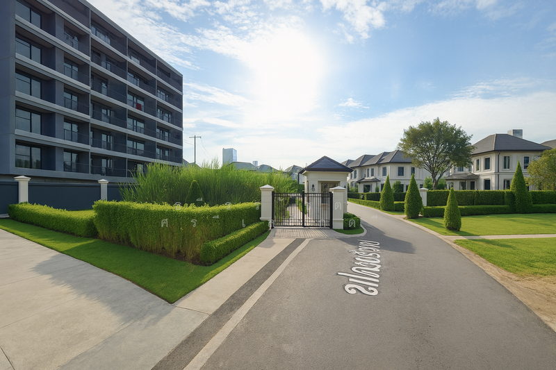 ภาพจำลอง หมู่บ้าน บนที่ดิน