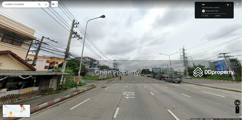 ขาย - ที่ดินติดถนนใหญ่ใกล้เซ็นทรัลเฟสติวัล, เชียงใหม่