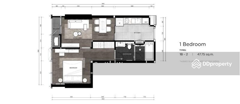 The Esse at Singha Complex, Bangkok, 1788 New Petchaburi Rd, Khlongtoei Nua, Watthana, Bangkok, 1 Bedroom, 48 sqm, Condo For Rent, by Sarttra Wang, 11115575 - DDproperty.com