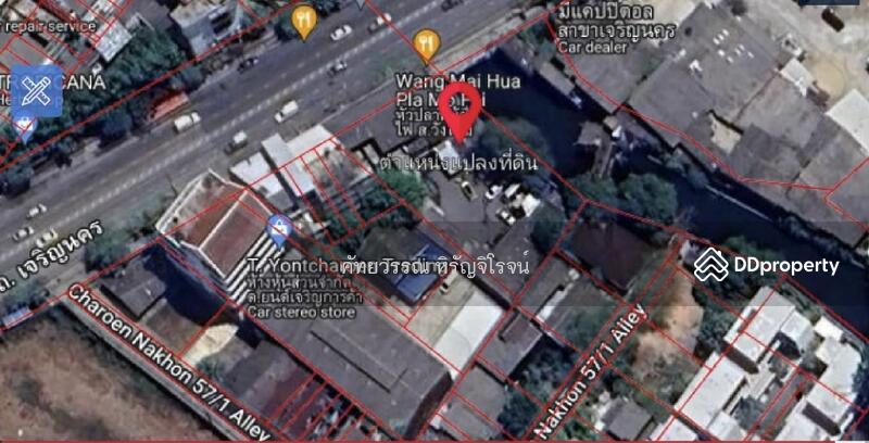 ขาย - ขาย ที่ดิน และสิ่งปลูกสร้าง เจริญนคร 57 ติดถนนใหญ่ 511 ตร.ว. เหมาะทำธุรกิจ ขาย 430,000 บาท/ ตร.ว., กรุงเทพ
