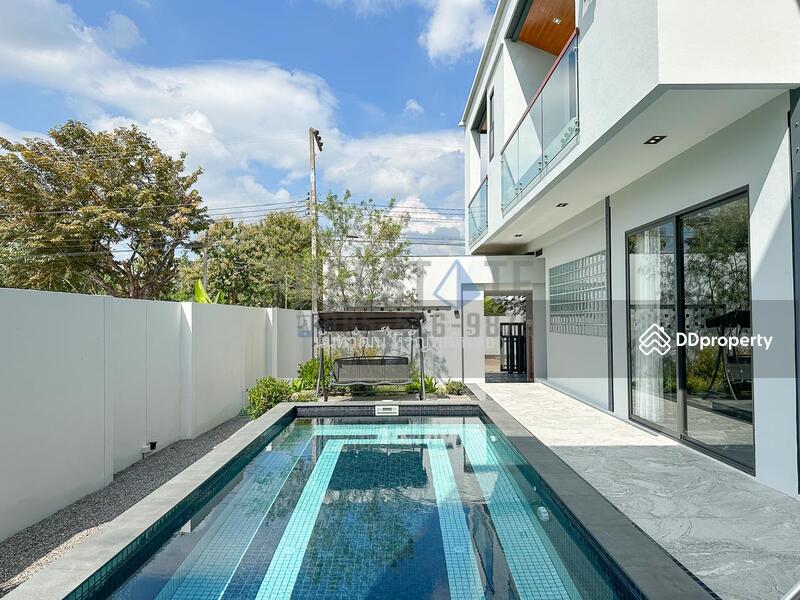 ขายหรือให้เช่าบ้านใหม่ หางดง บ้านโมเดิร์น พร้อมสระ 4 ห้องนอน ใกล้กาดฝรั่ง, Chiang Mai, Nong Kwai, Hang Dong, Chiang Mai, 4 Bedrooms, 390 sqm, Single Detached House For Rent, by Nunthawat Hiranputtipat, 11130738 - DDproperty.com