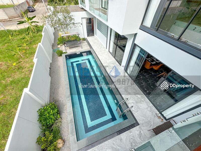 ขายหรือให้เช่าบ้านใหม่ หางดง บ้านโมเดิร์น พร้อมสระ 4 ห้องนอน ใกล้กาดฝรั่ง, Chiang Mai, Nong Kwai, Hang Dong, Chiang Mai, 4 Bedrooms, 390 sqm, Single Detached House For Rent, by Nunthawat Hiranputtipat, 11130738 - DDproperty.com
