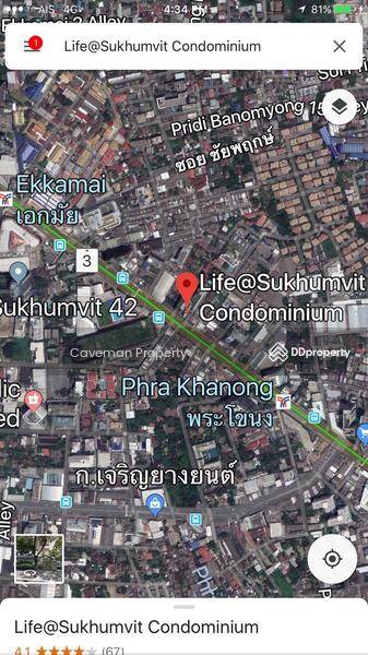 Life @ Sukhumvit 65 : ไลฟ์ แอท สุขุมวิท 65, กรุงเทพ, ถนนสุขุมวิท แขวงพระโขนงเหนือ เขตวัฒนา กรุงเทพมหานคร, พระโขนงเหนือ, วัฒนา, กรุงเทพ, 32 ตร.ม., คอนโด ให้เช่า, โดย Caveman Property, 11139302 - DDproperty.com