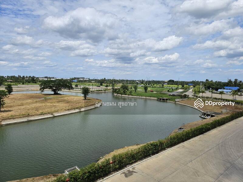 Large land for long term lease Located next to Tha chin River, Samut