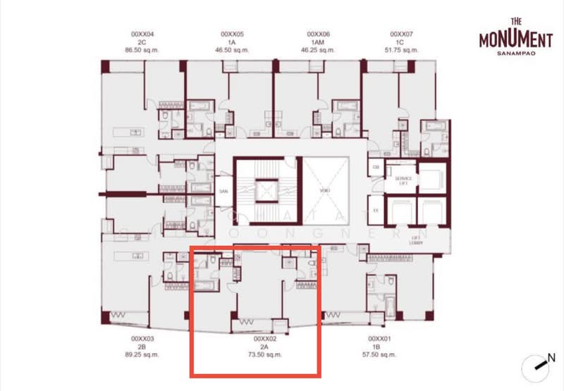 The Monument Sanampao : เดอะ โมนูเมนต์ สนามเป้า, กรุงเทพ, 933 ถ.พหลโยธิน, สามเสนใน, พญาไท, กรุงเทพ, 74 ตร.ม., คอนโด ให้เช่า, โดย Techatat Chosoongnern, 11142509 - DDproperty.com
