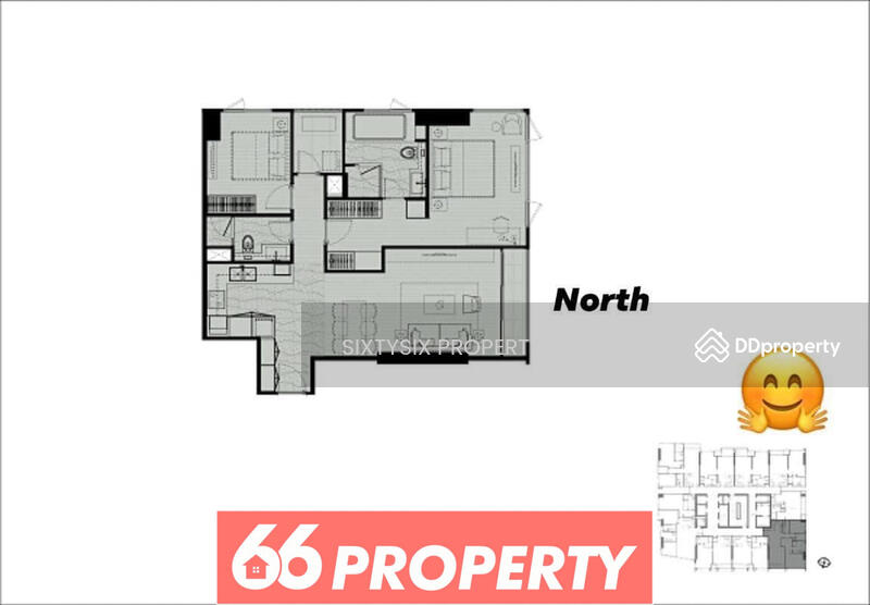 BEATNIQ Sukhumvit 32, Bangkok, Soi Sukhumvit 32, Sukhumvit Road, Khong Tan, Khlong Toei, Bangkok, 2 Bedrooms, 83 sqm, Condo For Rent, by SIXTYSIX PROPERTY-BKK, 11147687 - DDproperty.com