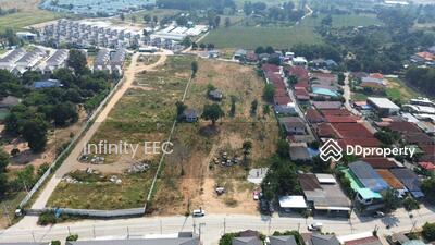 ขาย - ขายที่ดินใจกลางศรีราชา ทำเลดี ปรับถมเรียบร้อย ติดถนนคอนกรีต Office CP, ชลบุรี