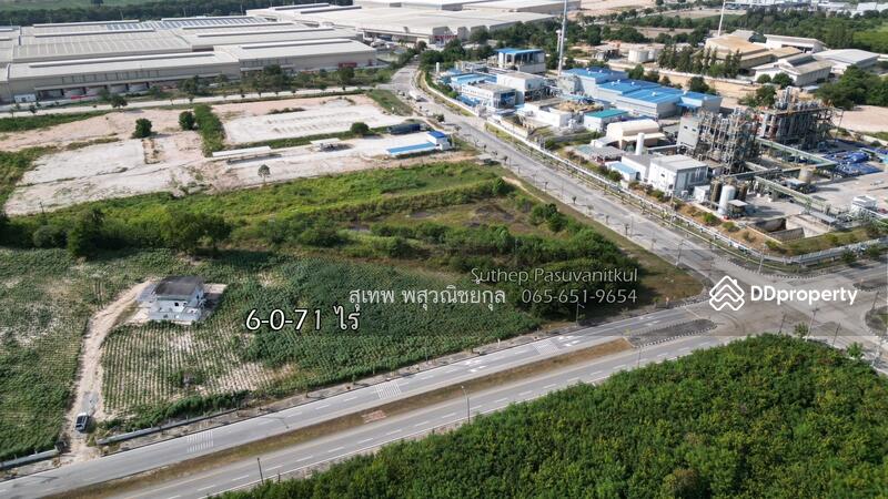 Industrial Purple-Zone Land for Sale, 6-0-71.4 Rai, WHA Map Ta Phut, 3-Phase Electricity Available, Rayong, Huai Pong, Muang Rayong, Rayong, , 9,884 sqm, Land For Sale, by สุเทพ พสุวณิชย์กุล, 11157641 - DDproperty.com