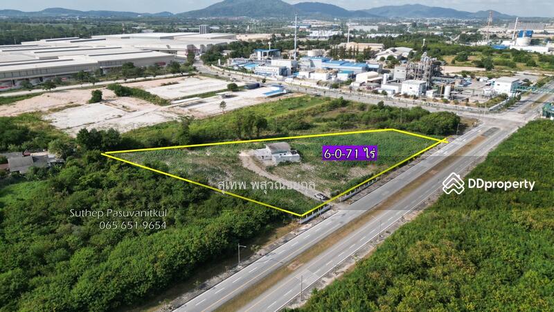 Industrial Purple-Zone Land for Sale, 6-0-71.4 Rai, WHA Map Ta Phut, 3-Phase Electricity Available, Rayong, Huai Pong, Muang Rayong, Rayong, , 9,884 sqm, Land For Sale, by สุเทพ พสุวณิชย์กุล, 11157641 - DDproperty.com