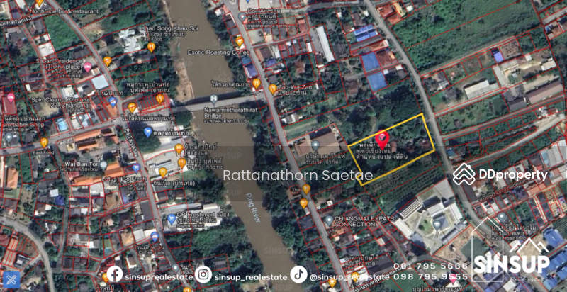 For Sale - Land with homestay house, San Phi Suea, Chiang Mai, Chiang Mai