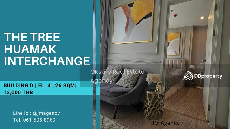 The Tree Hua Mak, Bangkok, Ramkhamhaeng Road, Hua Mak, Bang Kapi, Bangkok, 1 Bedroom, 26 sqm, Condo For Rent, by NATTAPHONG Yodmanotham (K. Book), 11174676 - DDproperty.com