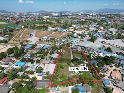 ขาย - ขายที่ดินตำบลบึง ศรีราชา ทำเลดี ใกล้ถนนมอเตอร์ หมายเลข 7, ชลบุรี