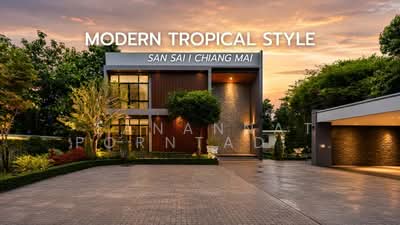 ขาย - บ้านสไตล์ค่าเฟ่ โมเดิร์น ขายพร้อมอุปกรณ์ร้านอาหาร 4 ห้องนอน พร้อมสระว่ายน้ำ, เชียงใหม่