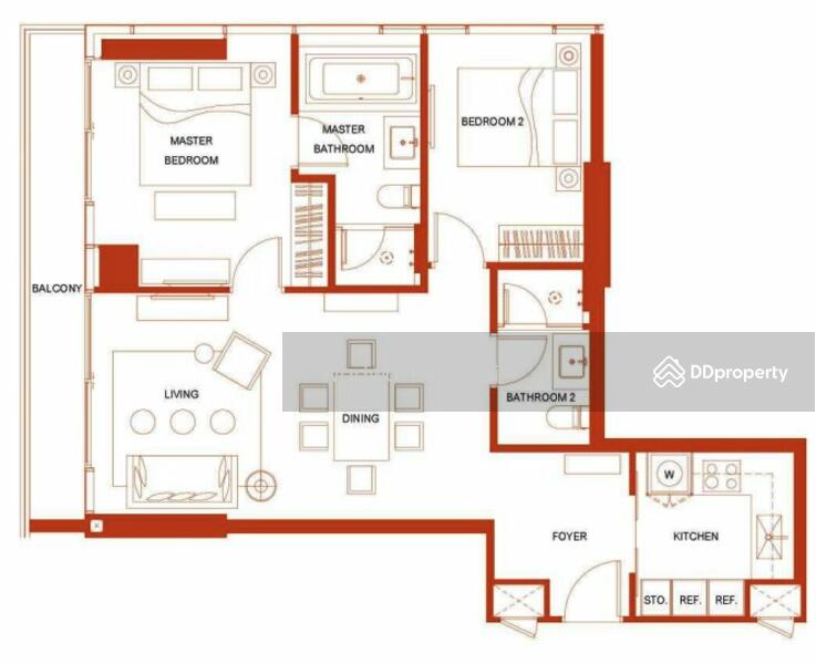 Khun By Yoo, Bangkok, 338 Thonglor Road, Khlong Tan Nua, Watthana, Bangkok, 2 Bedrooms, 82 sqm, Condo For Rent, by Wadwai Kaewnoi, 11194408 - DDproperty.com