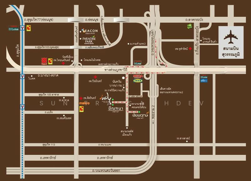 Indy Bangna km.7(1) : อินดี้ บางนา กม.7(1), สมุทรปราการ, ถนนบางนา-ตราด, บางแก้ว, บางพลี, สมุทรปราการ, 89 ตร.ม., ทาวน์เฮ้าส์ ให้เช่า, โดย Sunitra Sachdev, 11194417 - DDproperty.com