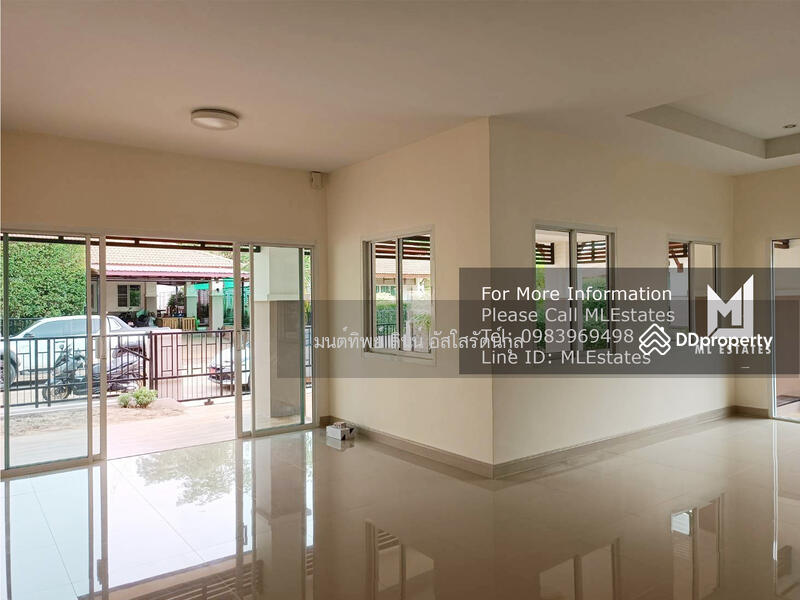 For Sale - For sale, single-storey detached house, Baan Klang Muang, Na Di, Mueang Udon, 3 bed 92 sqw, Udon Thani