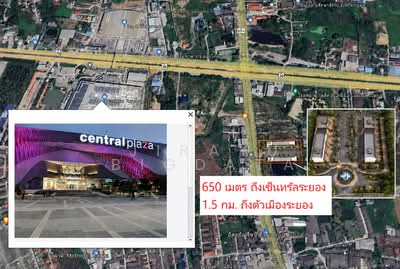 ขาย - ขายที่ดิน อำเภอเมืองระยอง ติดถนน 6 เลน 3574, ใกล้เซ็นทรัลระยอง 650 เมตร , ระยอง