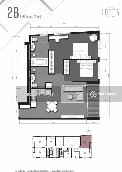 The Lofts Asoke, Bangkok, Sukhumvit 21 Road, Khlongtoei Nua, Watthana, Bangkok, 2 Bedrooms, 85 sqm, Condo For Sale, by Tulaporn Onjun, 11218013 - DDproperty.com